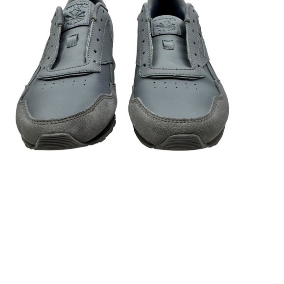 Reebok Classic Leather Harmon Sneakers Gray Tone on Tone Minimal Women's Size 9 - Picture 2 of 9